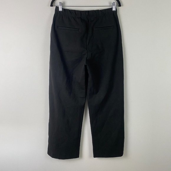 Everlane The Wide Leg Dream Pant Black Size Medium Pull On Drawstring - Picture 5 of 9